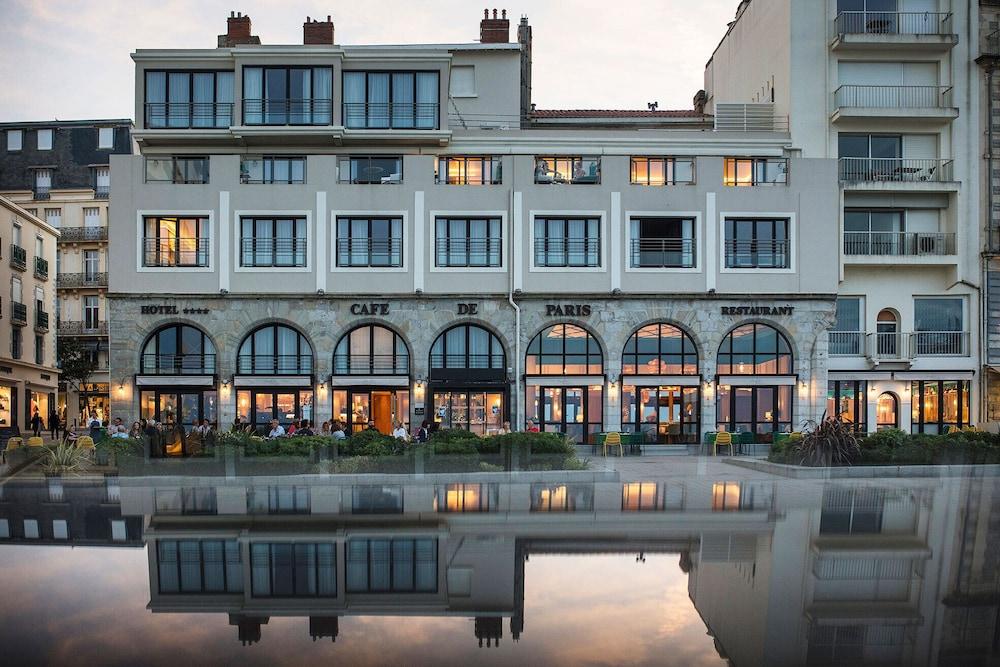 Hotel Le Cafe De Paris Biarritz Eksteriør bilde