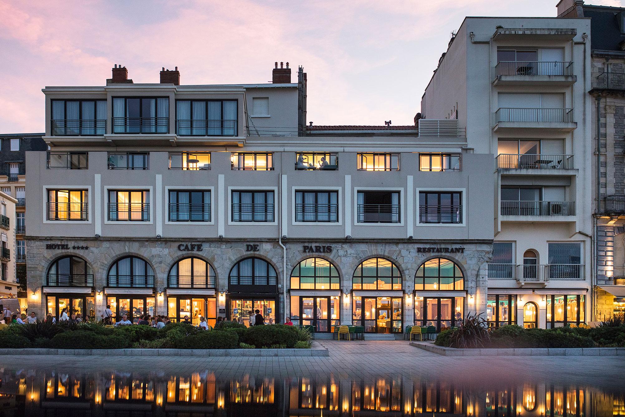 Hotel Le Cafe De Paris Biarritz Eksteriør bilde
